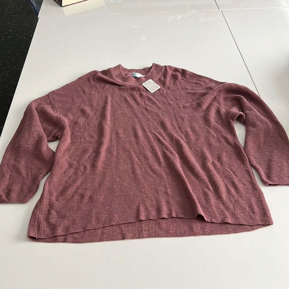 Free people light weight sweater